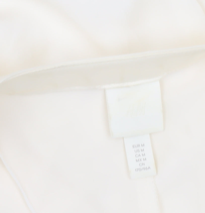 Womens UK Size 12 H&M Ivory Tunic Blouse