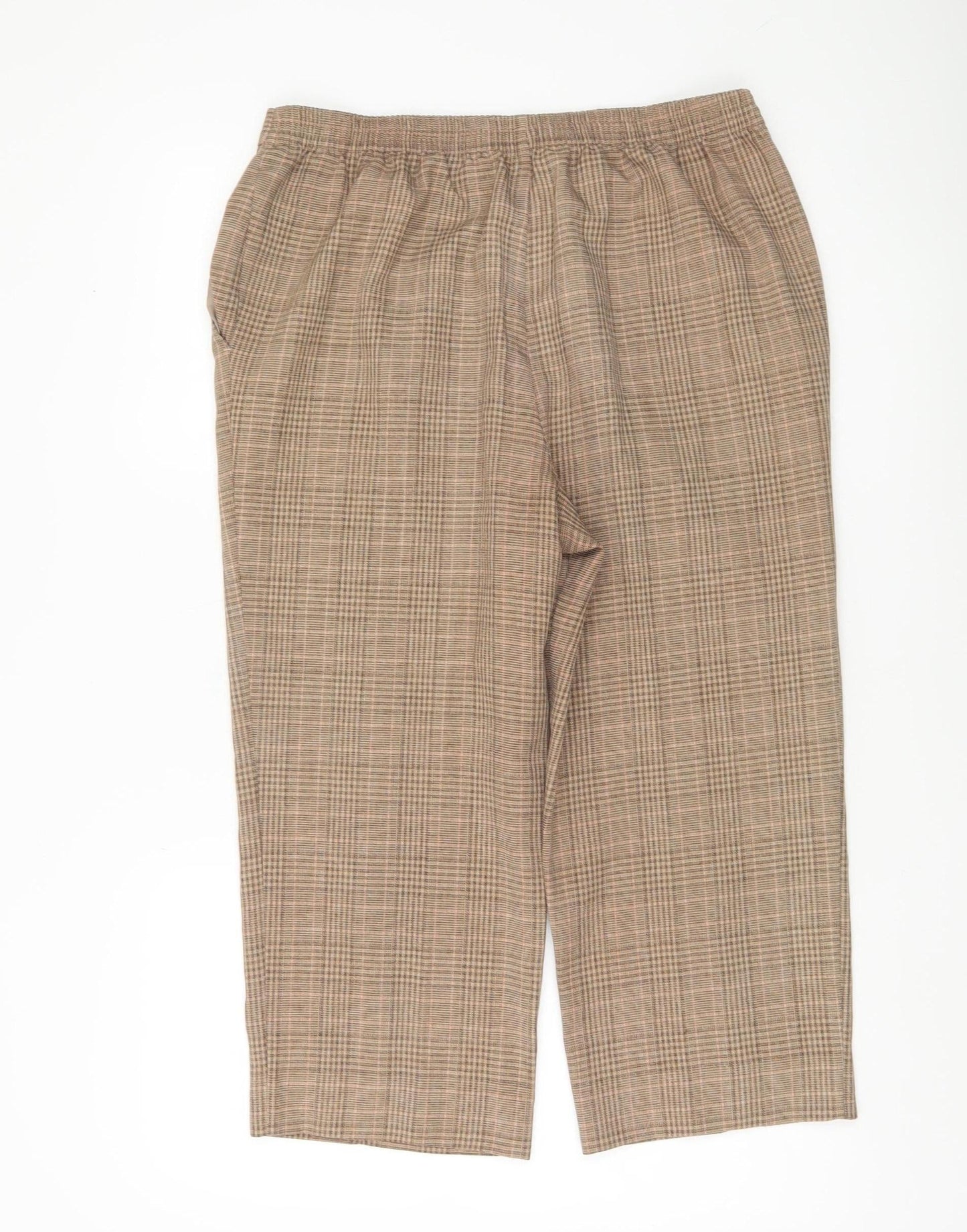 Womens UK Size 14 Marks and Spencer Regular Fit Business Casual Workwear Brown T