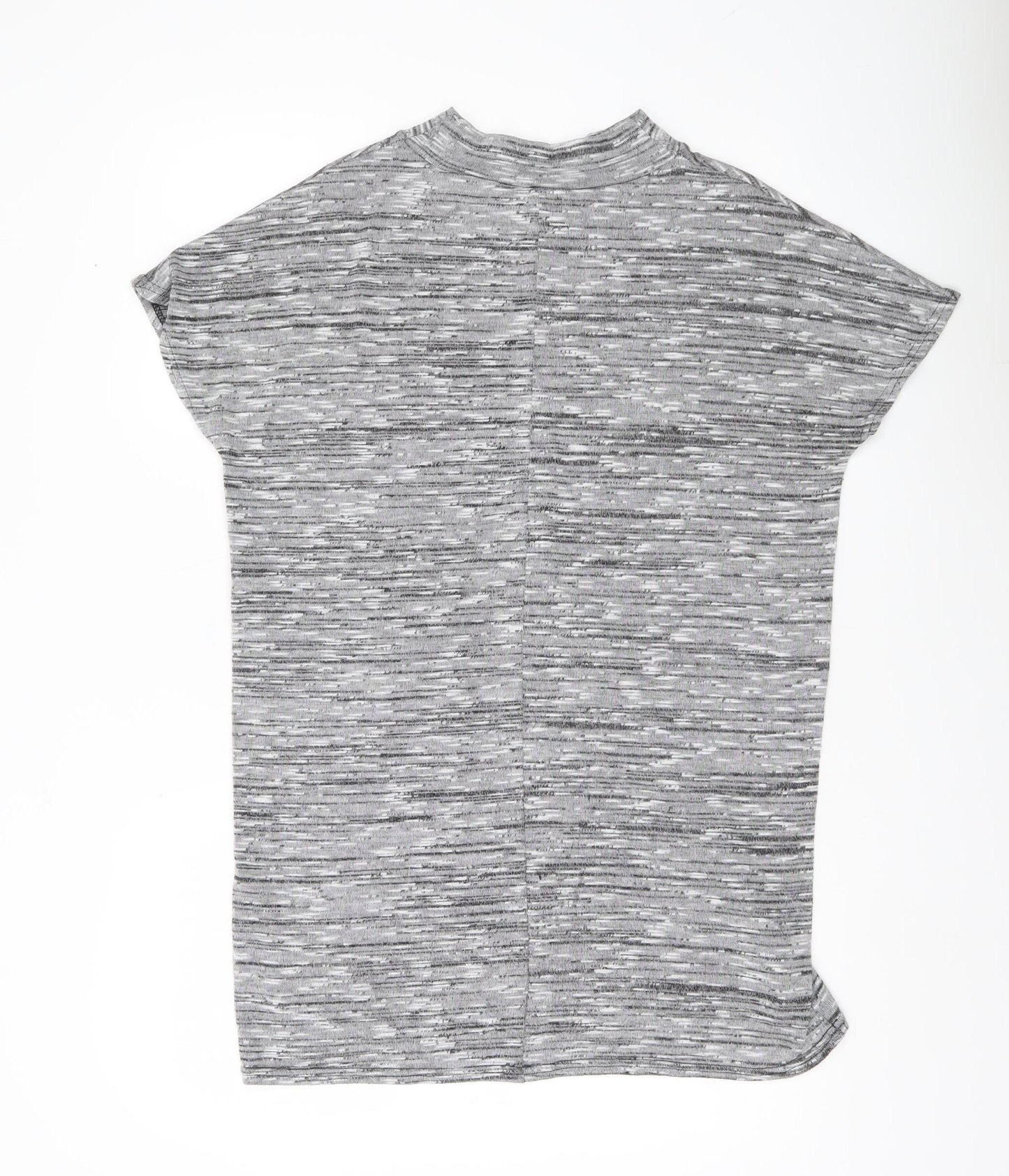 Womens UK Size M Sparkle & Fade Grey Pullover Jumper