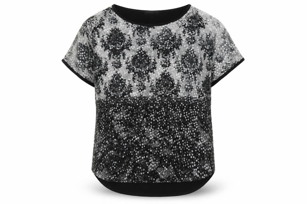 Womens UK Size 10 NEXT Black Basic T-Shirt