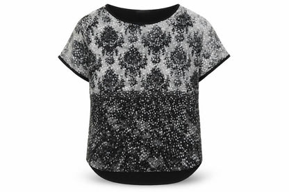 Womens UK Size 10 NEXT Black Basic T-Shirt