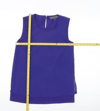 Fenn Wright Manson Women’s Purple Sleeveless Blouse XS UK 8
