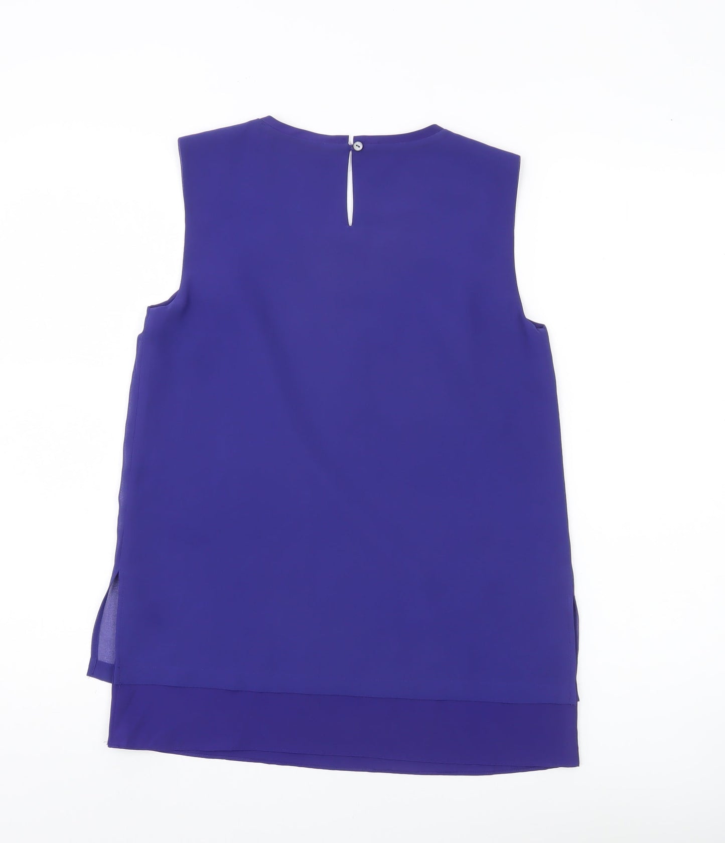 Fenn Wright Manson Women’s Purple Sleeveless Blouse XS UK 8