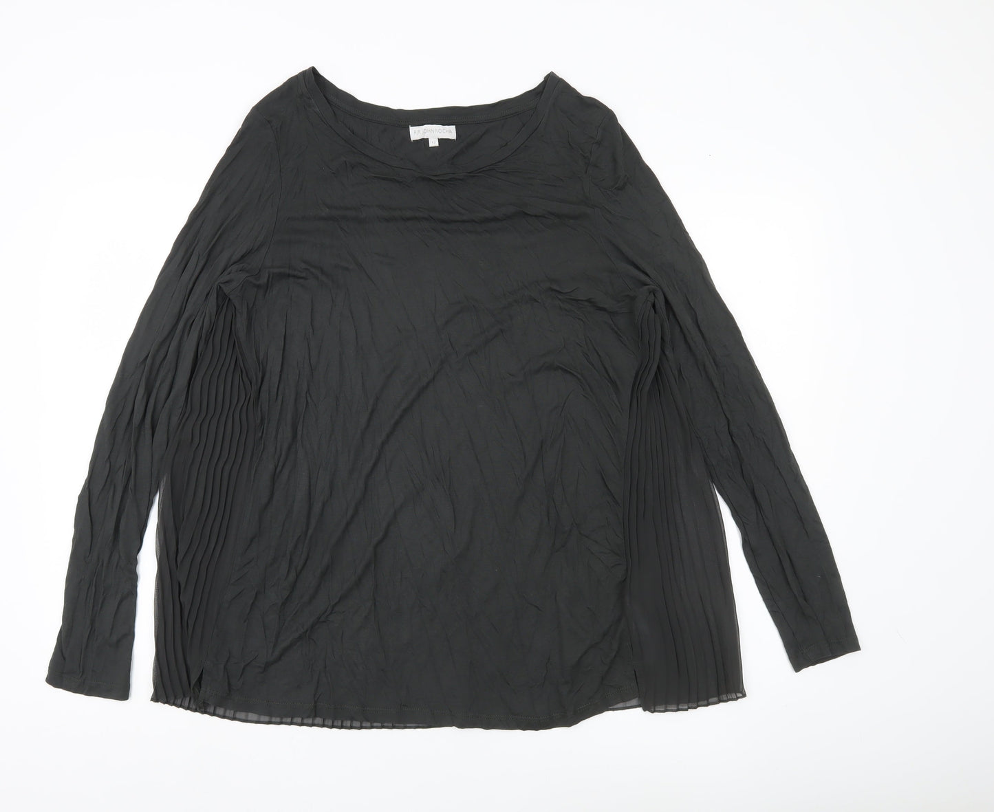 Womens UK Size 12 RJR John Rocha Black Tunic Blouse