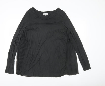 Womens UK Size 12 RJR John Rocha Black Tunic Blouse