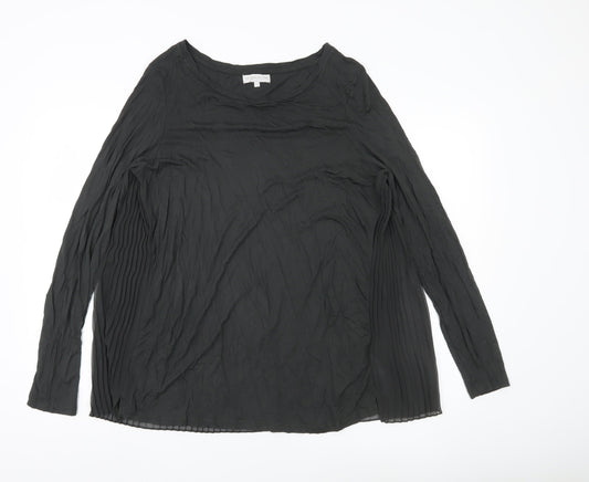 Womens UK Size 12 RJR John Rocha Black Tunic Blouse