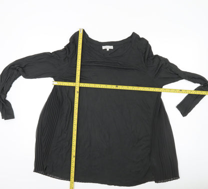Womens UK Size 12 RJR John Rocha Black Tunic Blouse