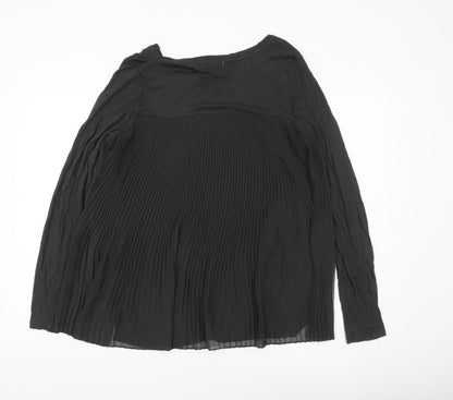 Womens UK Size 12 RJR John Rocha Black Tunic Blouse