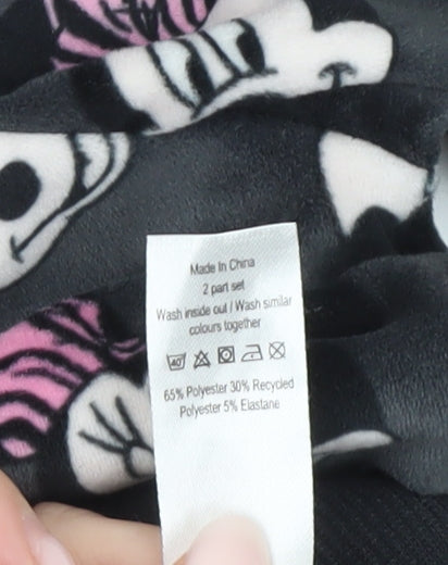 George Teens Black Minnie Mouse Sweatshirt Size 8-10 Regular