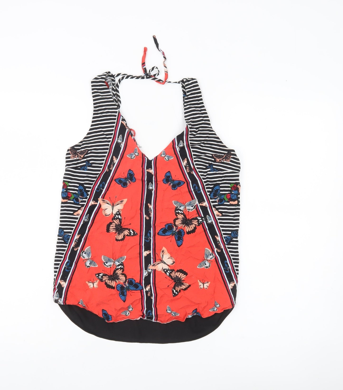 Womens UK Size 8 Oasis Multicoloured Camisole Tank