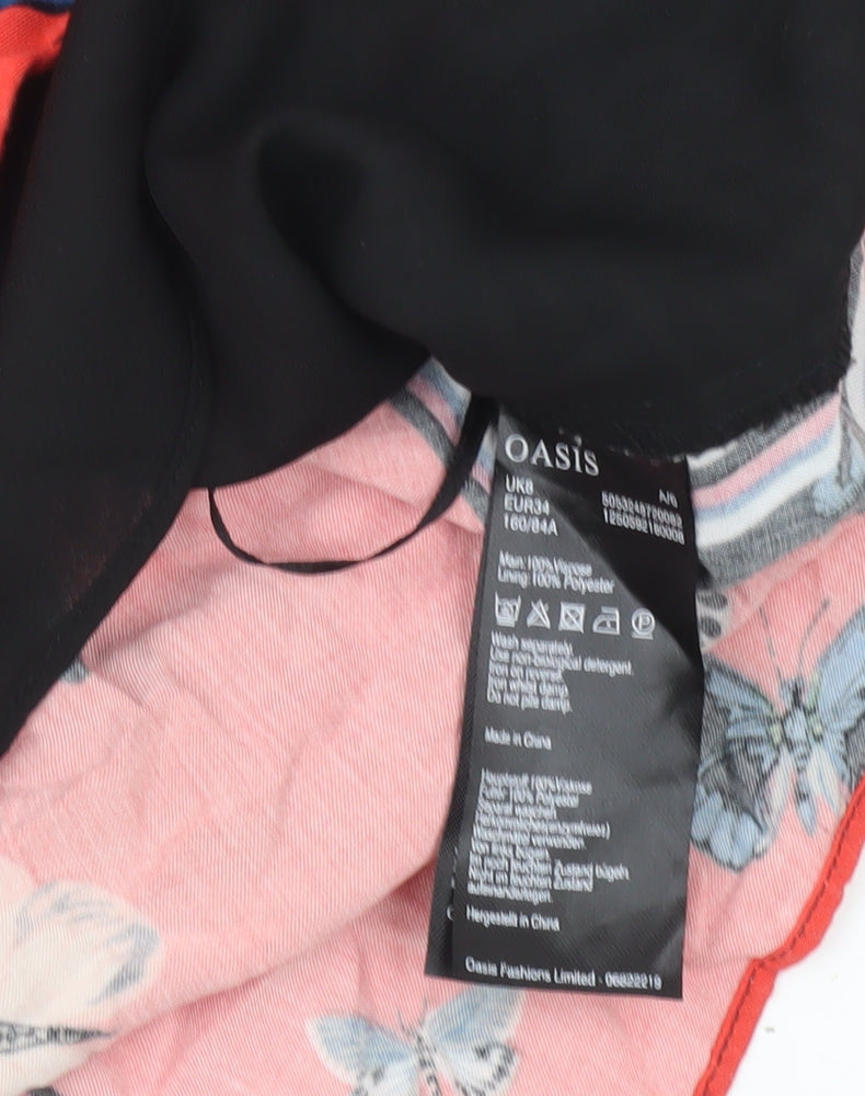 Womens UK Size 8 Oasis Multicoloured Camisole Tank