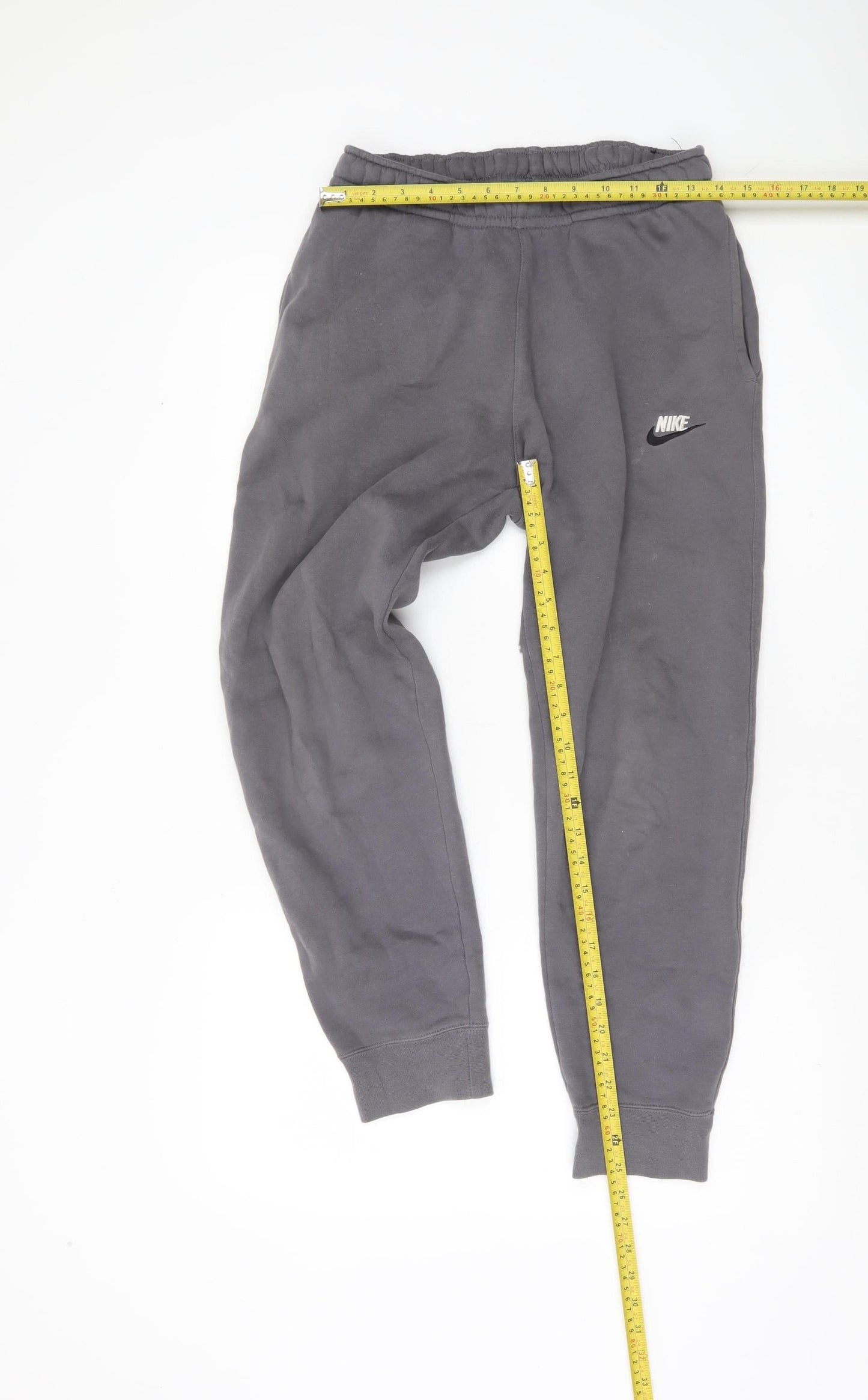Nike Men’s Grey Jogger Sweatpants Small Elastic Waist Casual
