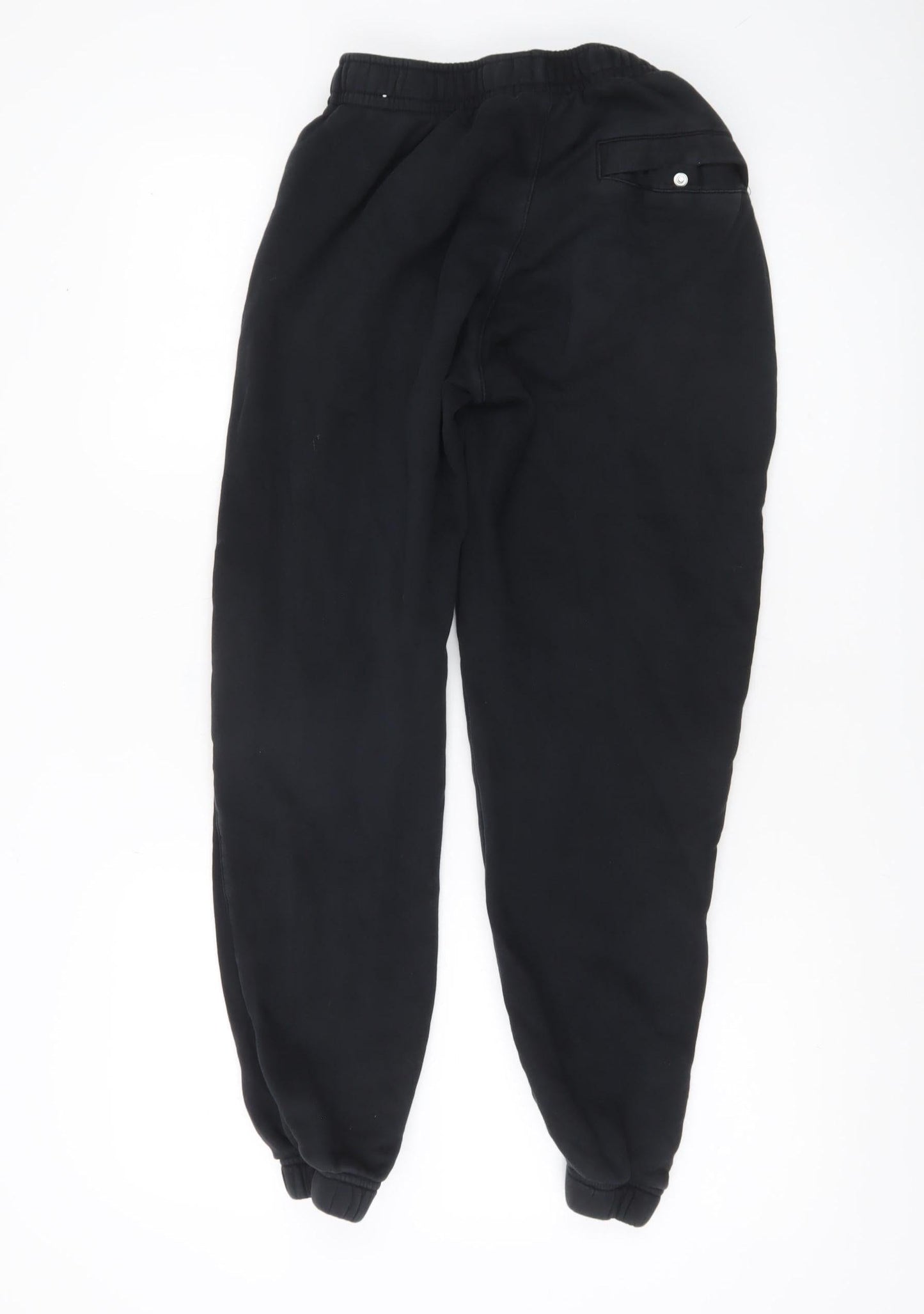 Nike Women Black Jogger Sweatpants Small Logo Elastic Waist