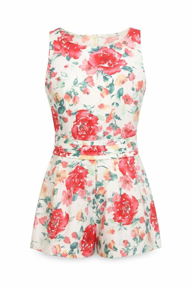 Womens UK Size 6 Topshop One-Piece Multicoloured Playsuit