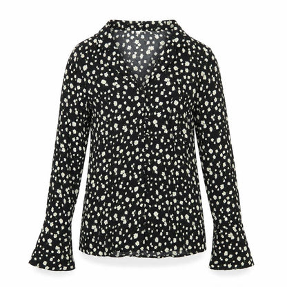 Womens UK Size 6 Marks and Spencer Black Tunic Blouse