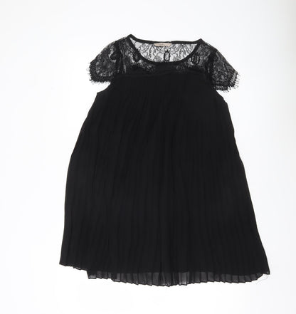 Womens UK Size XS Darling Black Tunic Blouse
