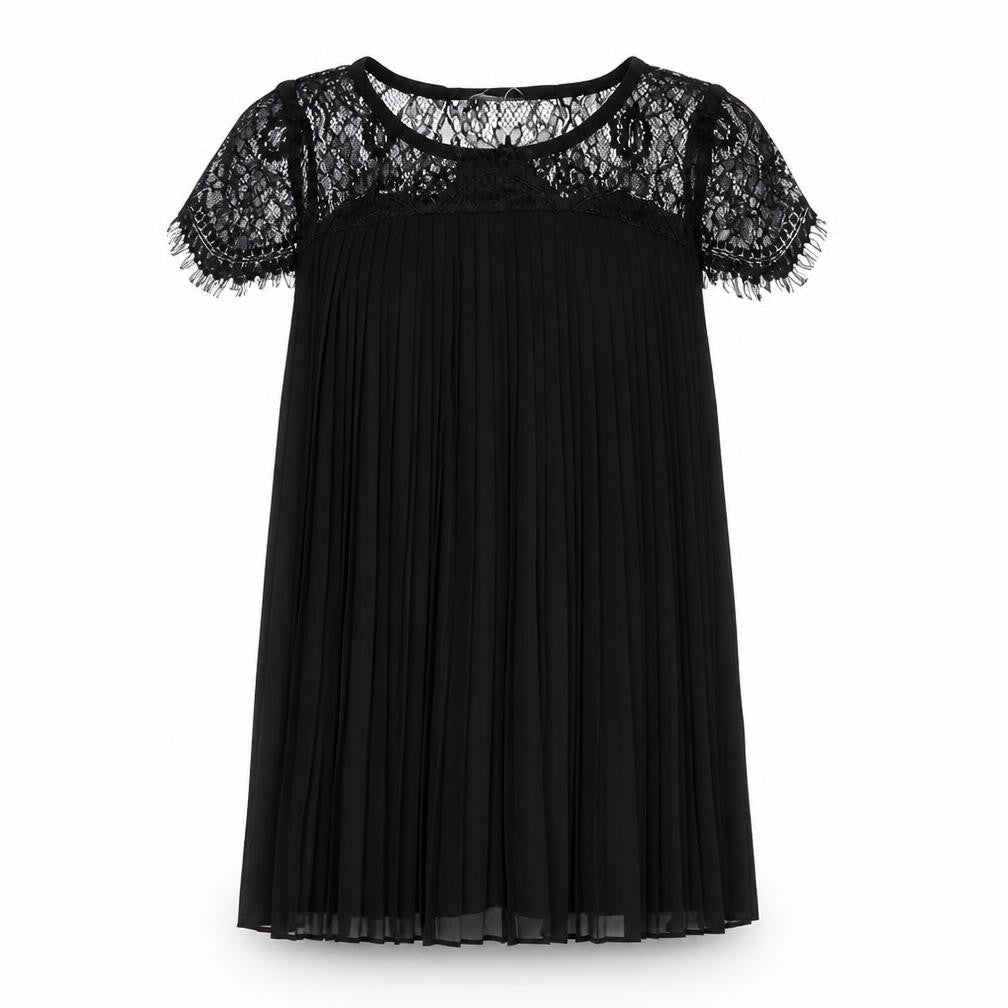 Womens UK Size XS Darling Black Tunic Blouse