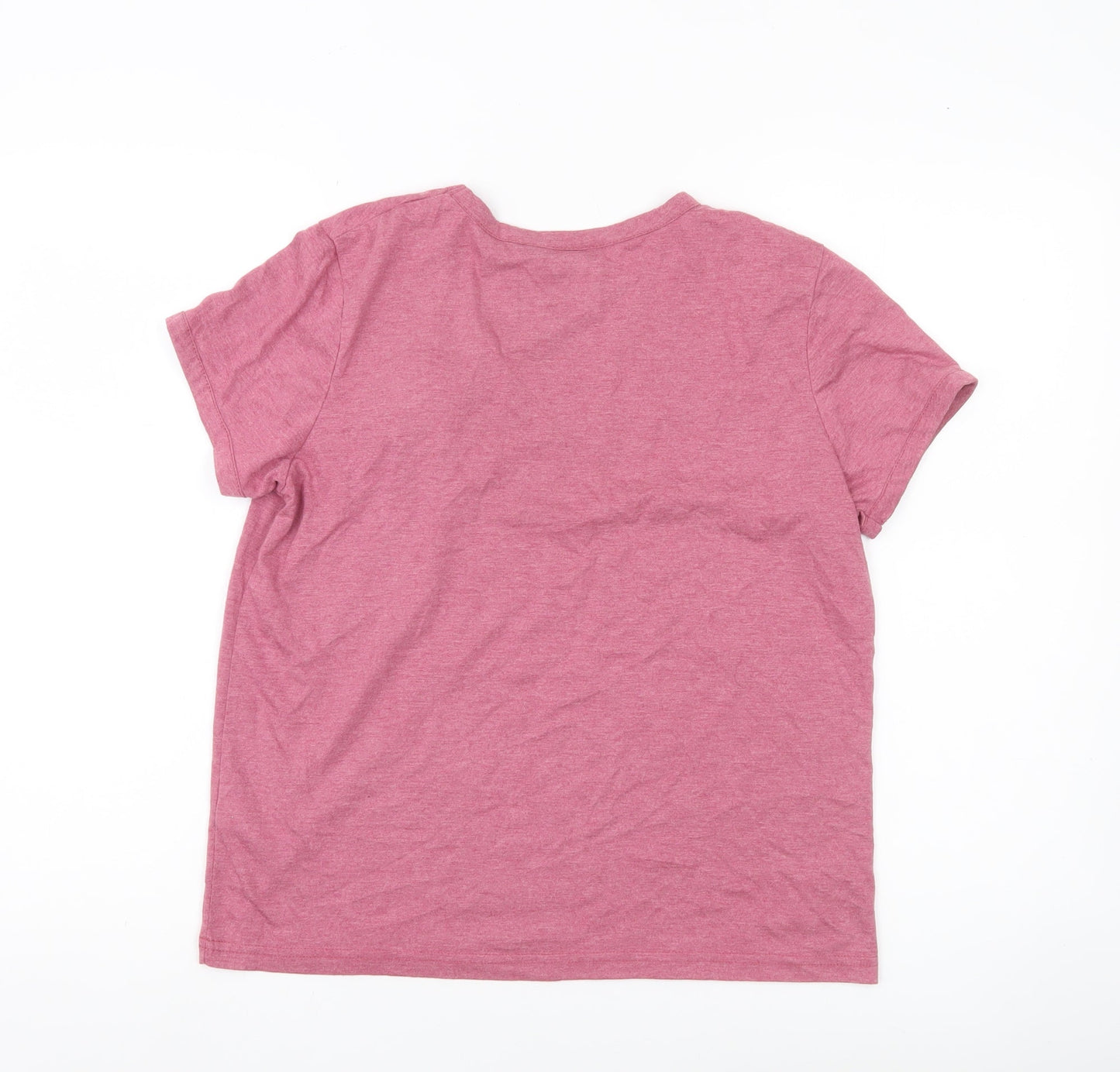Womens UK Size 12 Harry Potter Pink Basic T-Shirt