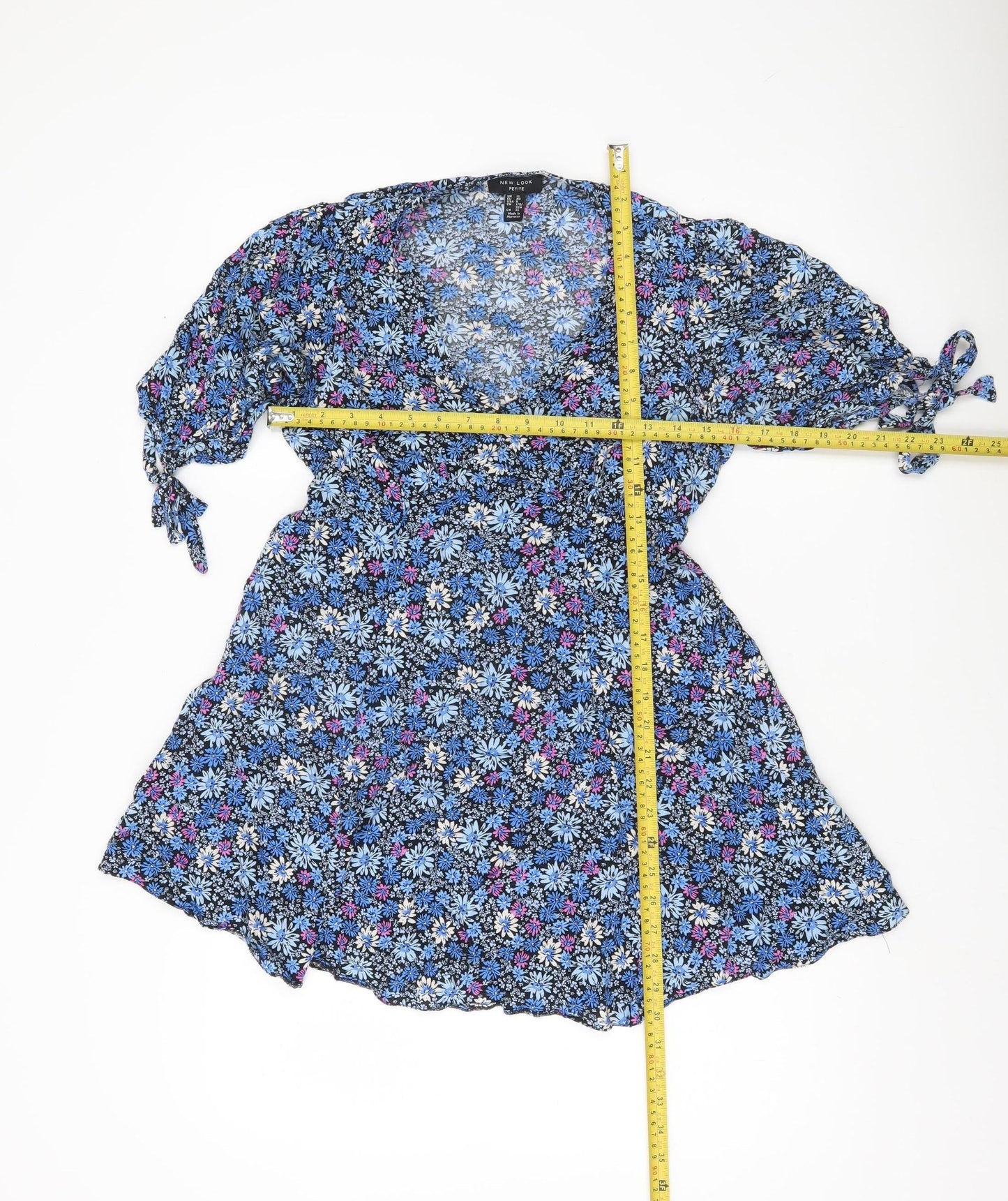New Look Petite Women’s Multicoloured Floral Skater Dress UK 12