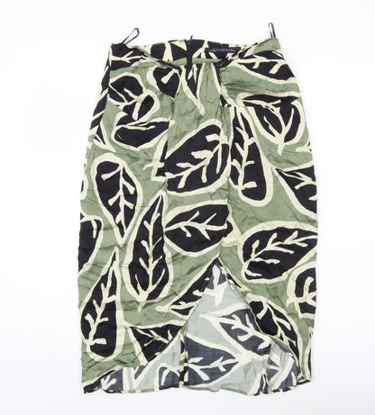 Womens UK Size 8 Zara Straight & Pencil Chiffon Skirt