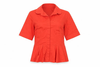 Womens UK Size 10 NEXT Red Classic Blouse