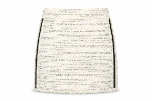 Womens UK Size XS Zara Basic Straight & Pencil Tweed Skirt