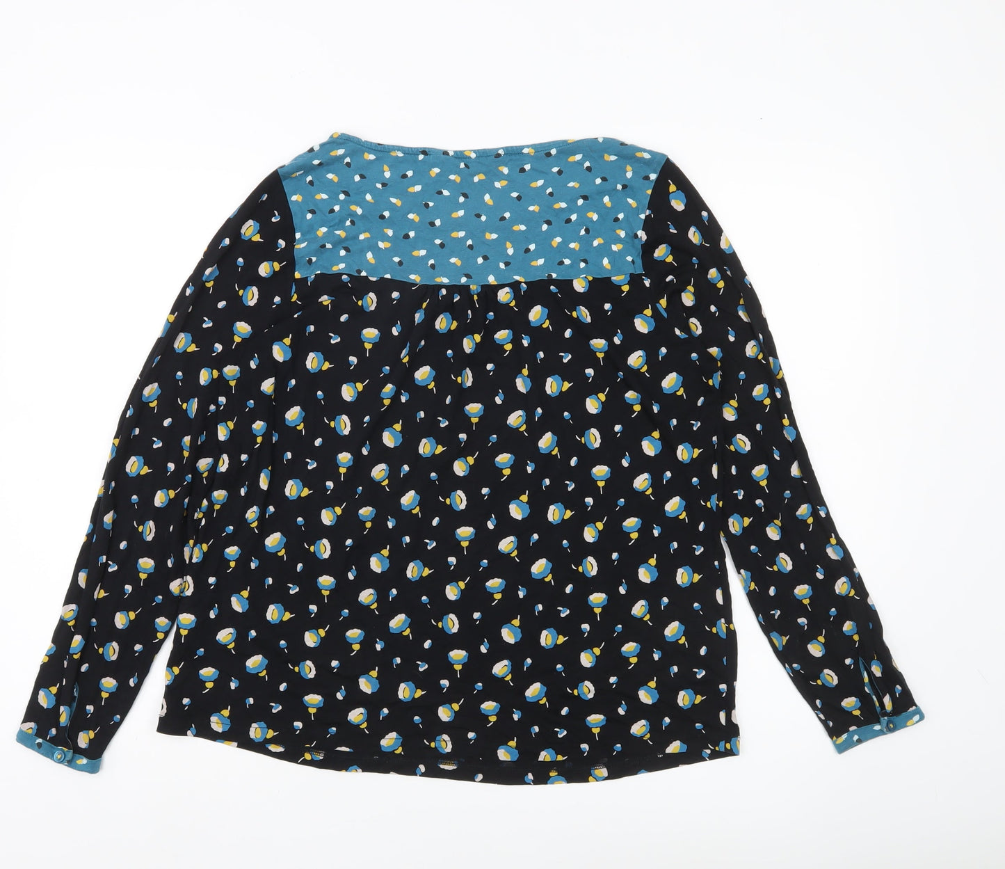 Boden Womens Multicoloured Floral Tunic Blouse UK 16 Long Sleeve