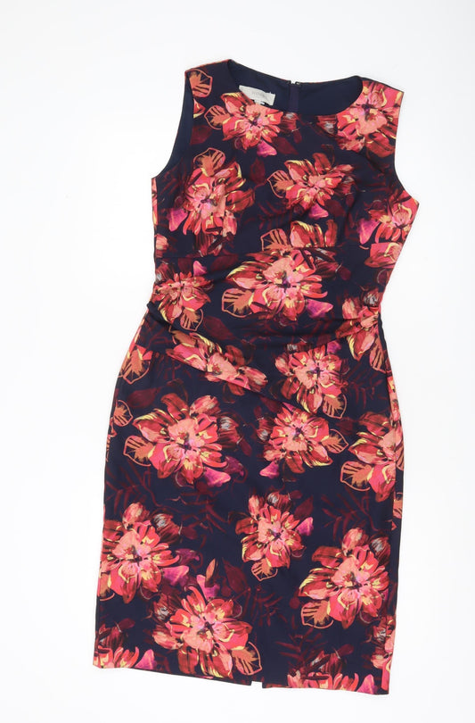 Hobbs Women’s Multicoloured Floral Sheath Dress Size 10