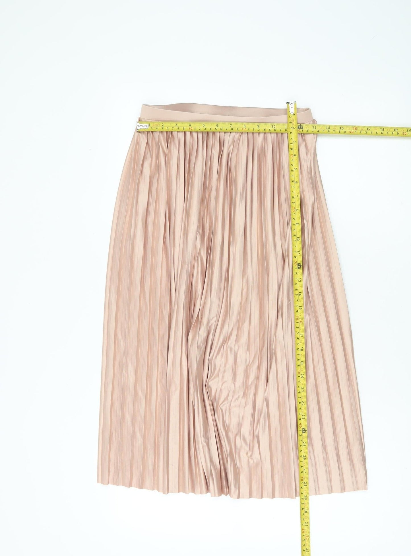 Womens UK Size 8 Topshop Pleated Jersey Skirt