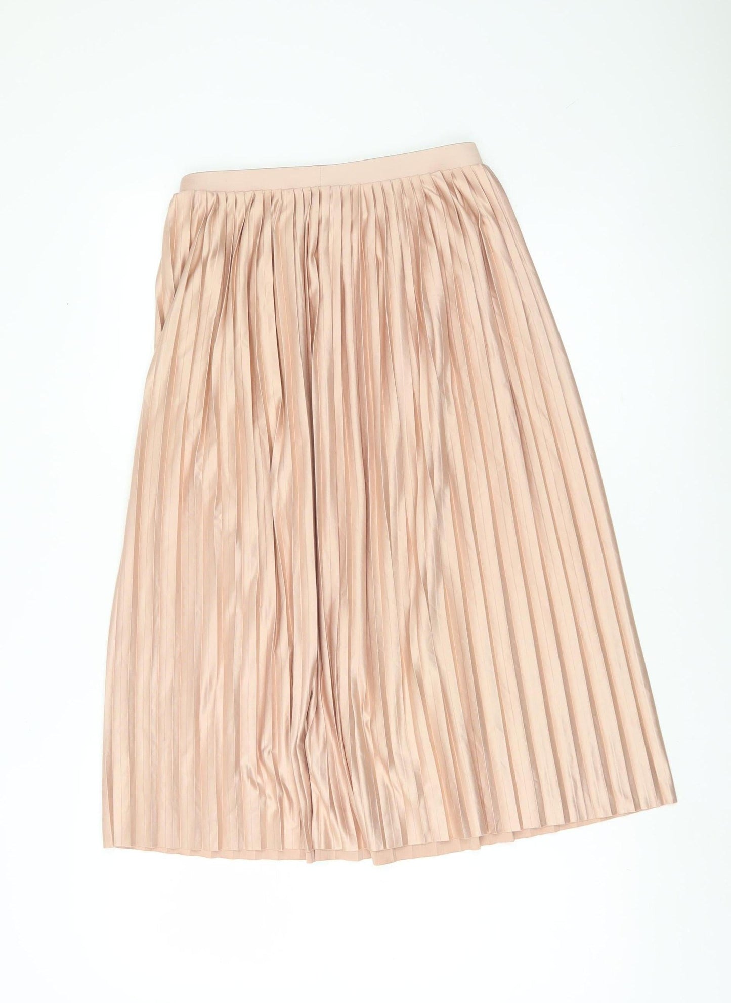 Womens UK Size 8 Topshop Pleated Jersey Skirt