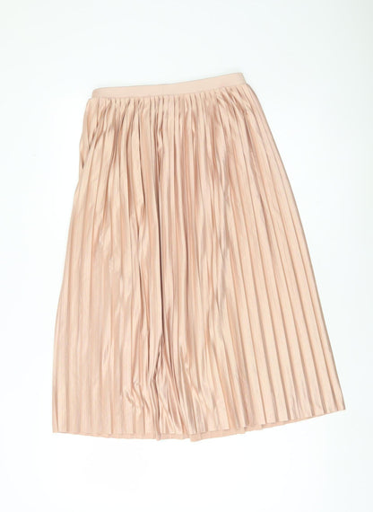 Womens UK Size 8 Topshop Pleated Jersey Skirt
