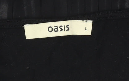 Womens UK Size L Oasis Multicoloured Tunic Blouse