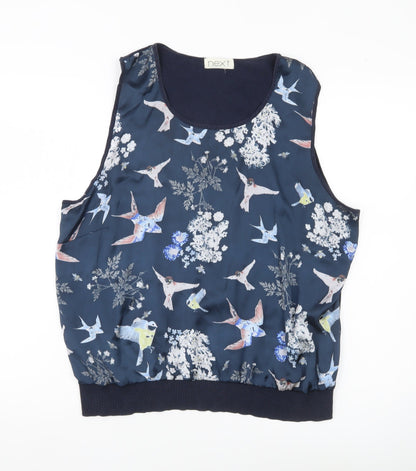 Womens UK Size 22 NEXT Blue Basic Tank