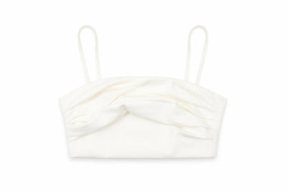 Zara Women White Camisole Tank Top Size 12 Slim Fit Spaghetti Strap