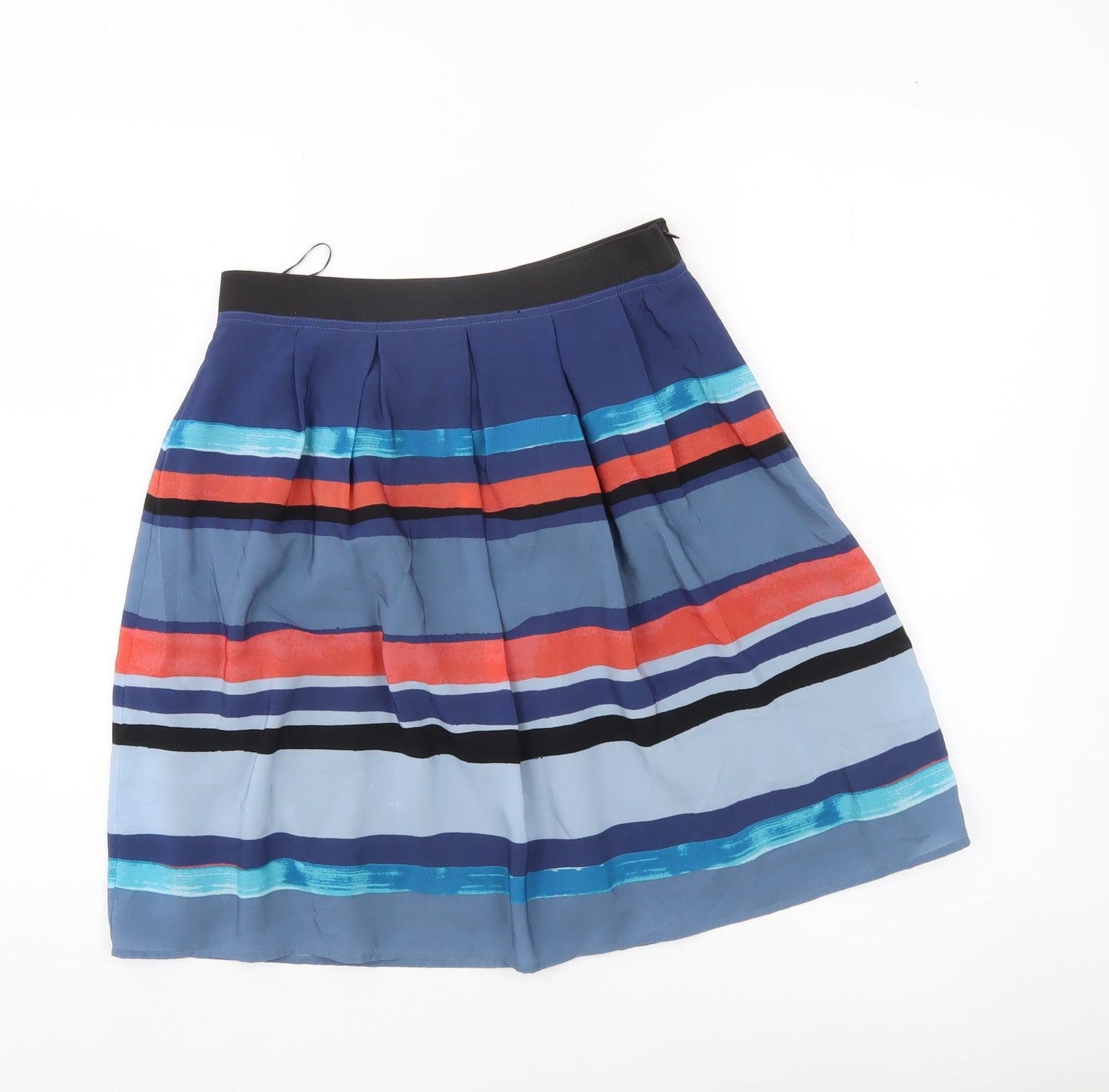 Oliver Bonas Women’s Multicoloured Pleated Knee Length Skirt Size 10