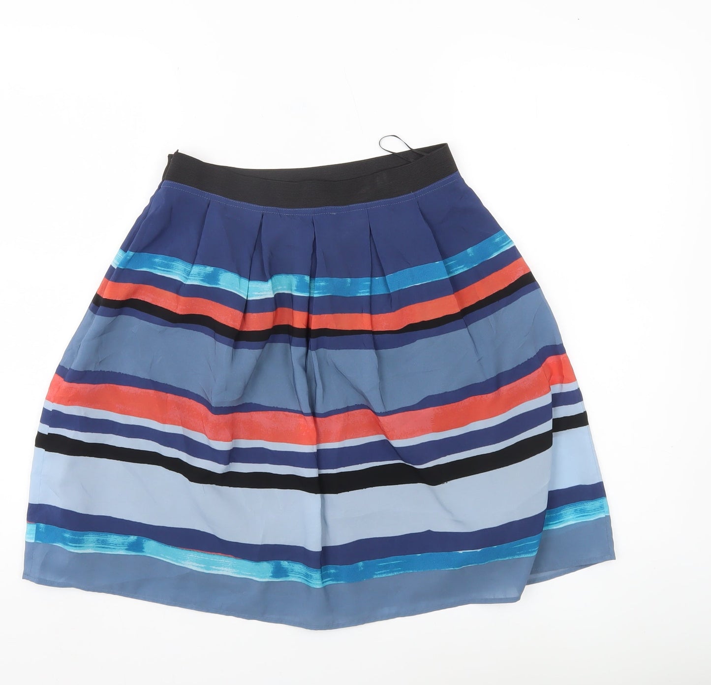 Oliver Bonas Women’s Multicoloured Pleated Knee Length Skirt Size 10