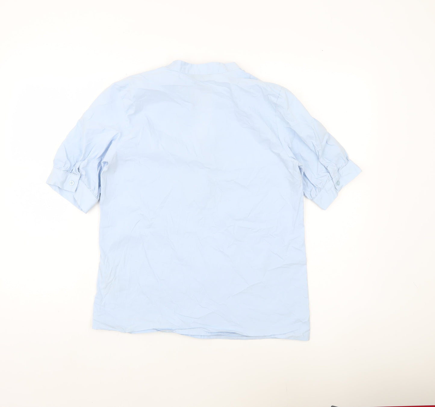 Womens UK Size 8 MORE & MORE Blue Tunic Blouse