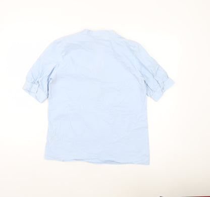 Womens UK Size 8 MORE & MORE Blue Tunic Blouse