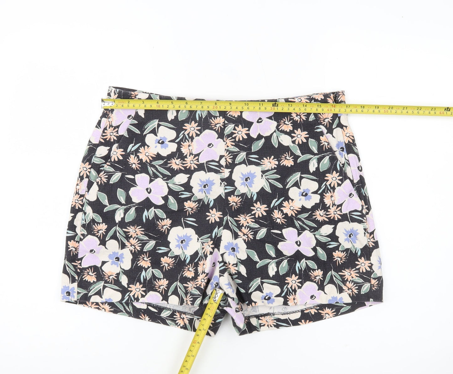 Gap Women’s Multicoloured Floral Cotton Chino Shorts UK 16