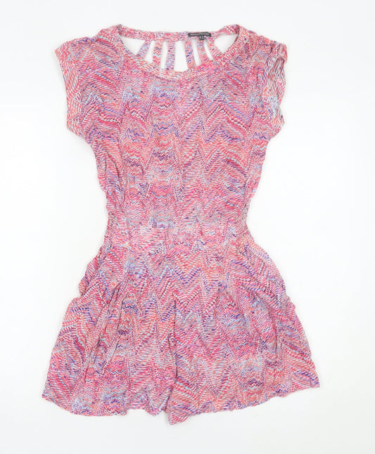 Warehouse Women’s Multicoloured Size 8 Viscose Playsuit