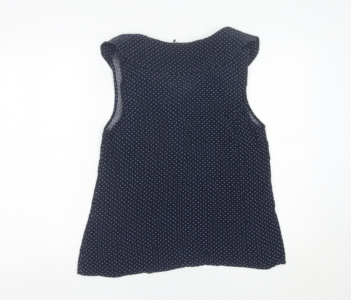Womens UK Size 12 Warehouse Blue Tunic Blouse