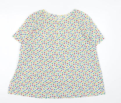 Womens UK Size M United Colors of Benetton Multicoloured Basic T-Shirt