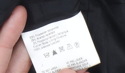 Basler Women’s Black Floral Blazer UK 14 Tailored Jacket