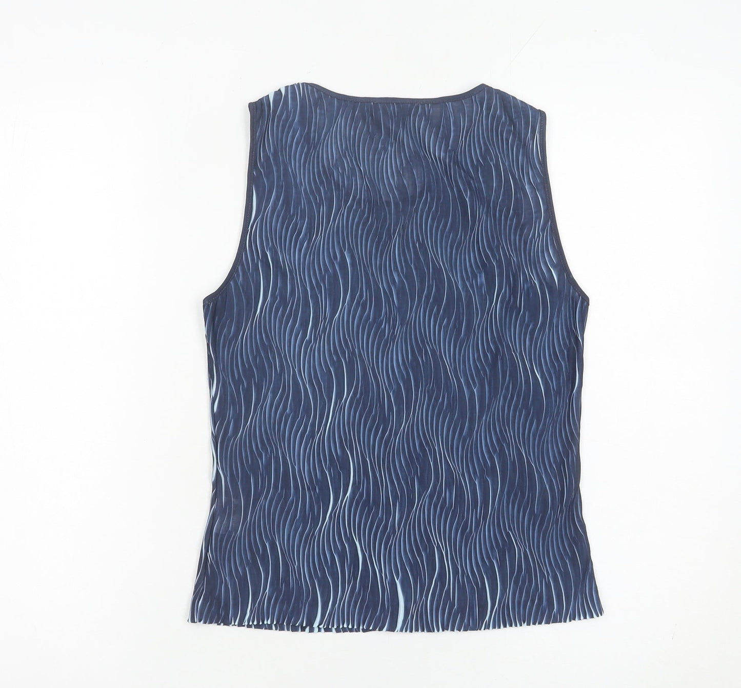 Womens UK Size 12 Marks and Spencer Blue Basic Tank