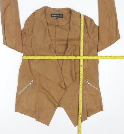 Womens UK Size 12 Warehouse Brown Basic Jacket