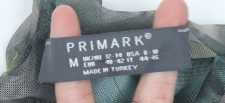 Primark Womens Multicoloured Sleeveless High Neck Tank Top Size M