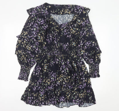 French Connection Women’s Floral Short A-Line Dress Size S