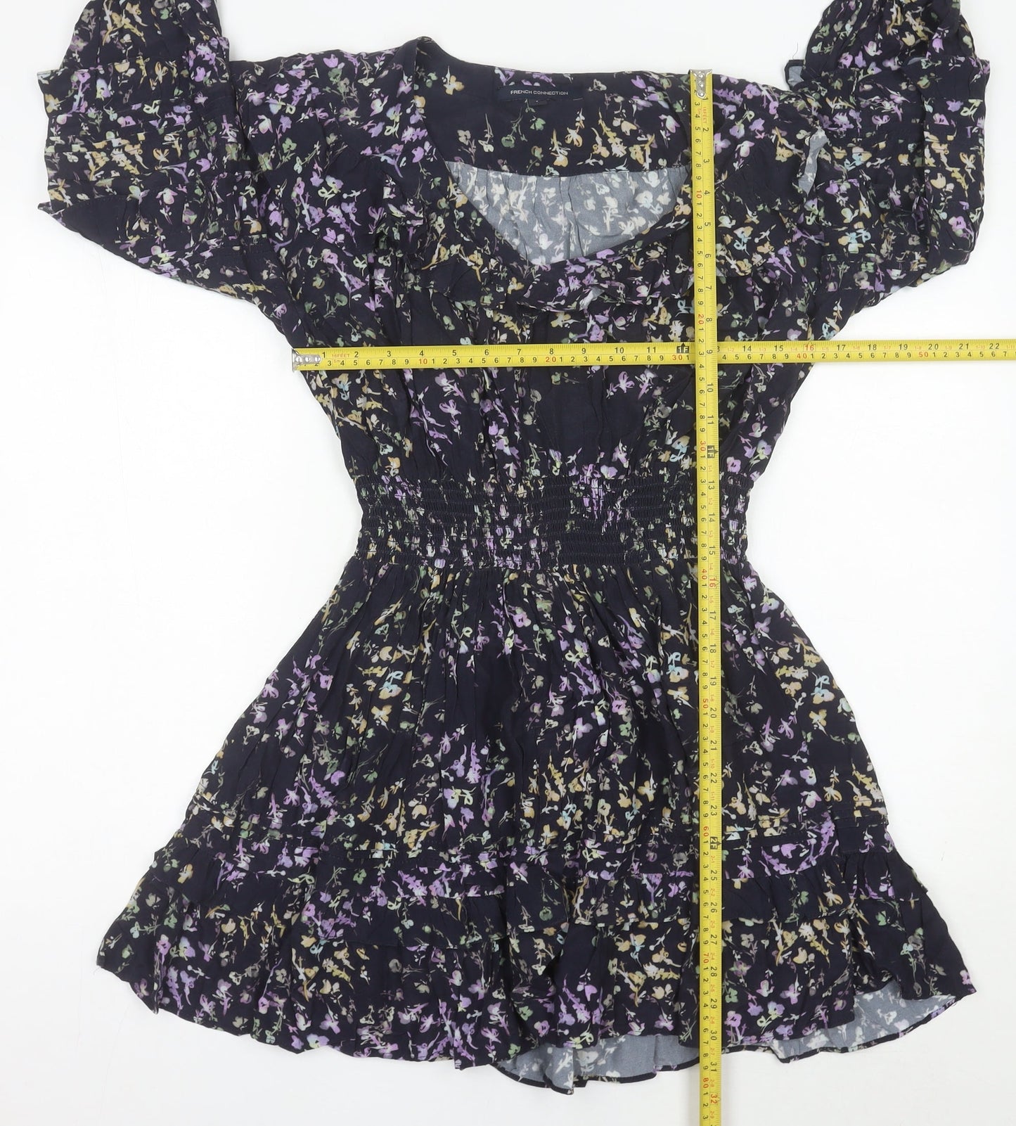 French Connection Women’s Floral Short A-Line Dress Size S