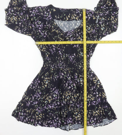 French Connection Women’s Floral Short A-Line Dress Size S