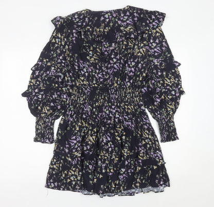 French Connection Women’s Floral Short A-Line Dress Size S